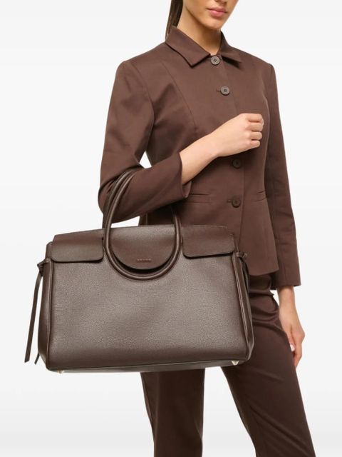 STAUD Maude leather tote bag - Brown
