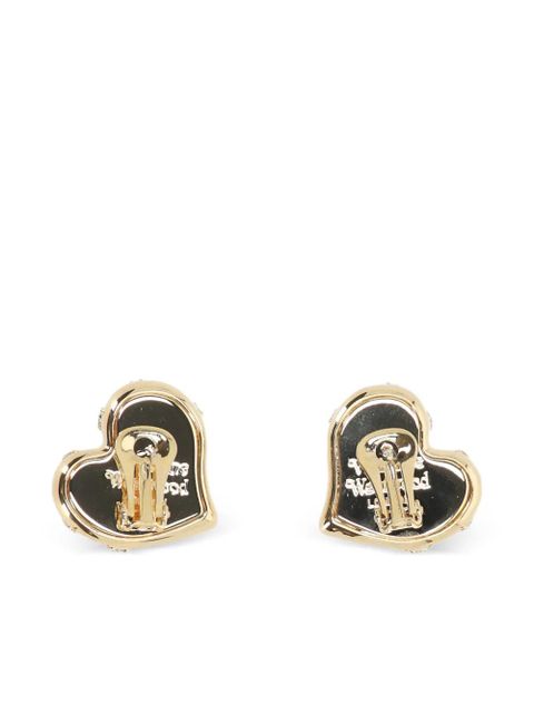 Vivienne Westwood heart bijou earrings - Gold