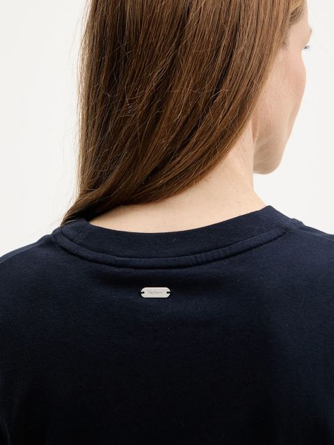 Barbour t-shirt bawełniany JEMA damski kolor granatowy LML0883