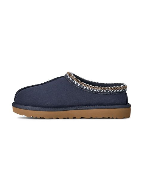 UGG kapcie zamszowe Tasman II kolor granatowy 1174470.DKN