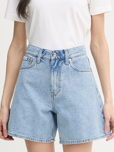 Calvin Klein Jeans szorty damskie jeansowe - zdjęcie produktu nr 1