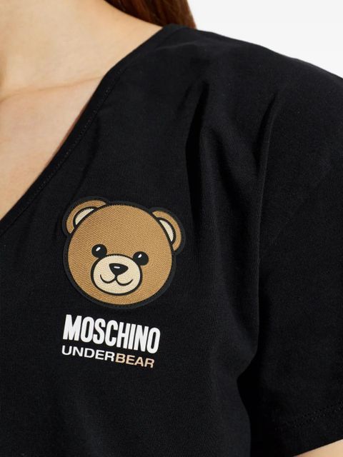 Moschino two-piece pajamas logo set - Black - zdjęcie produktu nr 2