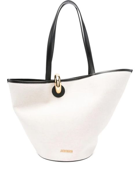 Jacquemus La Bambola tote bag - Neutrals