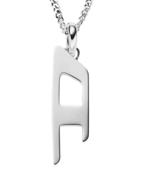 Diesel logo-pendant necklace - Grey - zdjęcie produktu nr 2