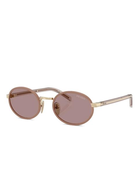 Prada Eyewear round-frame metal sunglasses - Neutrals - zdjęcie produktu nr 2