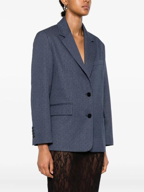 Maje single-breasted blazer - Blue