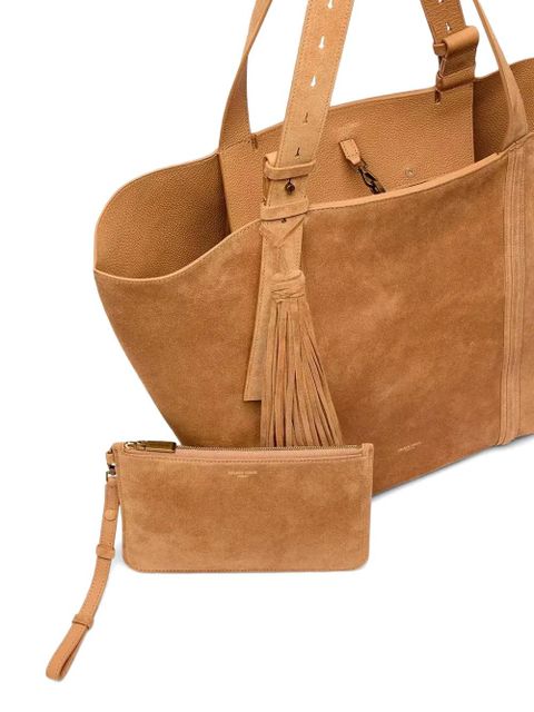 Golden Goose fringe suede tote bag - Neutrals