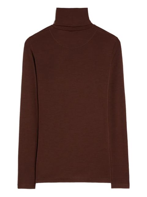 Jil Sander roll-neck T-shirt - Brown