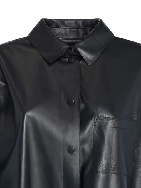 Yves Salomon pocket button shirt - Black