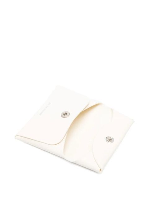 Jil Sander folded leather wallet - White