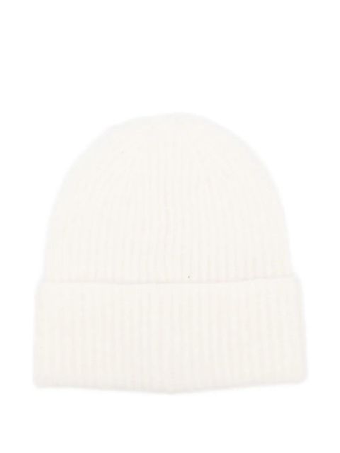 MC2 Saint Barth ribbed alpaca-wool beanie - White
