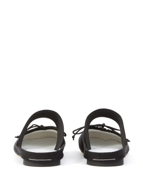 MM6 Maison Margiela anatomic-toe leather slippers - Black