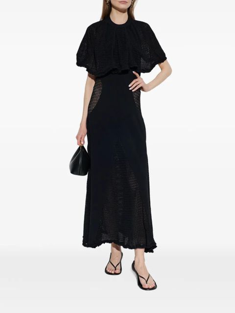 Lanvin openwork cape dress - Black - zdjęcie produktu nr 2