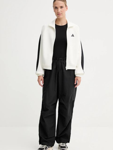 adidas bluza Stadium damska kolor beżowy z nadrukiem JW0519 - zdjęcie produktu nr 2