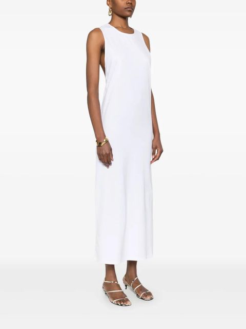 LouLou de Saison Rayna midi dress - White