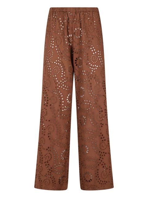 MC2 Saint Barth Inez wide-leg trousers - Brown
