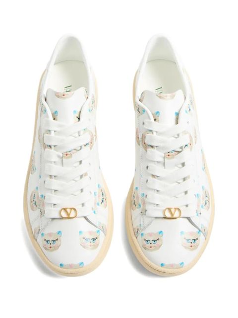 Valentino Garavani Royco Chat de la Maison-print sneakers - White