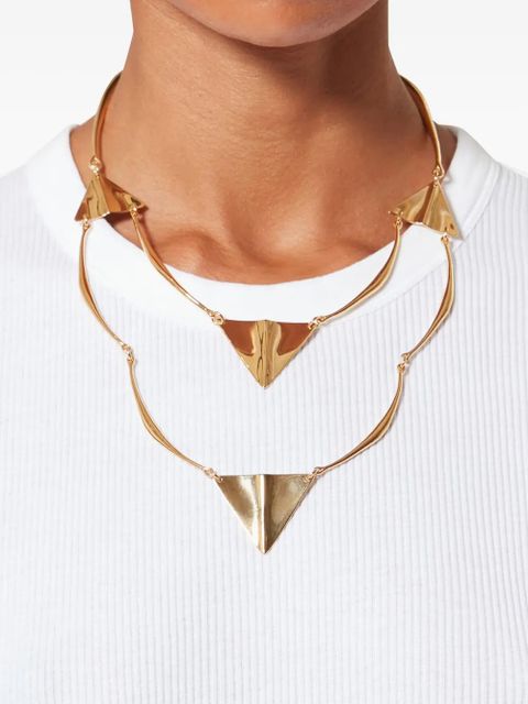 ISABEL MARANT triangle blair necklace - Gold - zdjęcie produktu nr 2