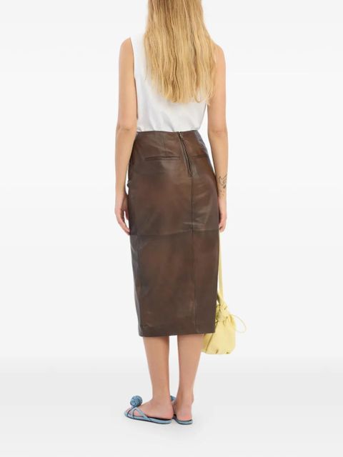 ROTATE BIRGER CHRISTENSEN twisted-detail tank top - White