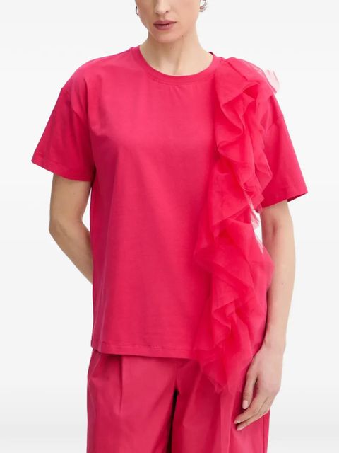 TWINSET ruffled T-shirt - Pink - zdjęcie produktu nr 1