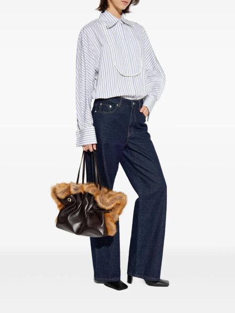 Lanvin striped collared shirt - White - zdjęcie produktu nr 2