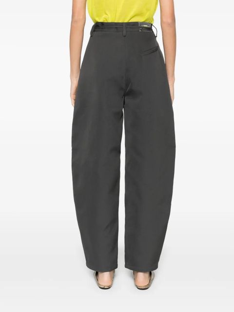 GANNI Curved trousers - Grey - zdjęcie produktu nr 2