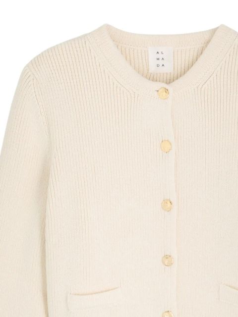 Almada Label front-pocket cardigan - Neutrals - zdjęcie produktu nr 2