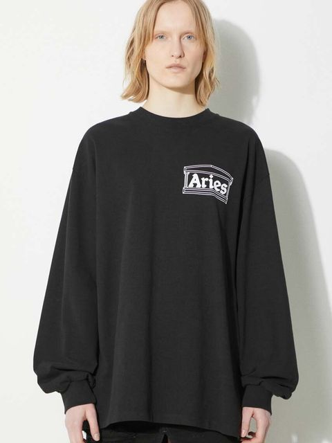 Aries longsleeve bawełniany Temple LS Tee