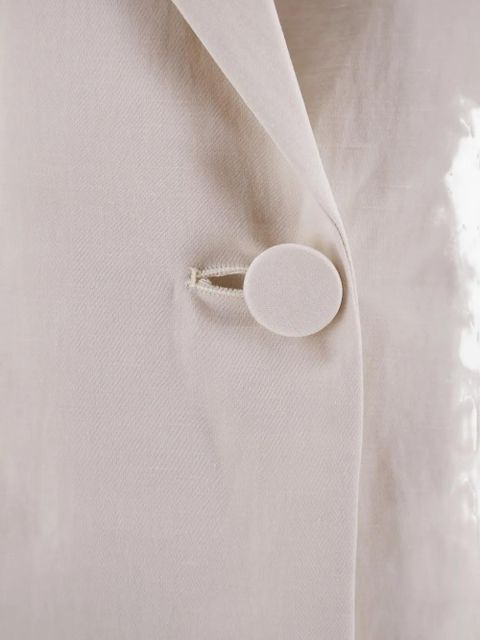 Alysi double-breasted peak-lapel blazer - Neutrals