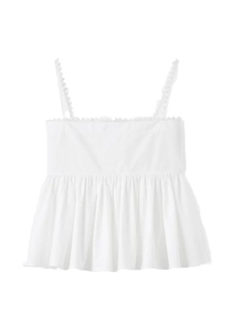 Jacquemus Traversin peplum top - White - zdjęcie produktu nr 2