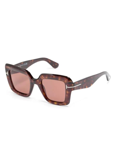 TOM FORD Eyewear square-frame sunglasses - Brown
