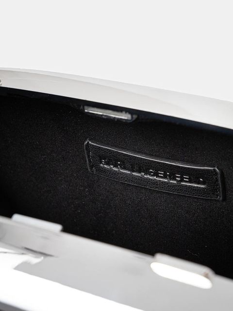 Karl Lagerfeld kopertówka IKON/K kolor srebrny B1W30128
