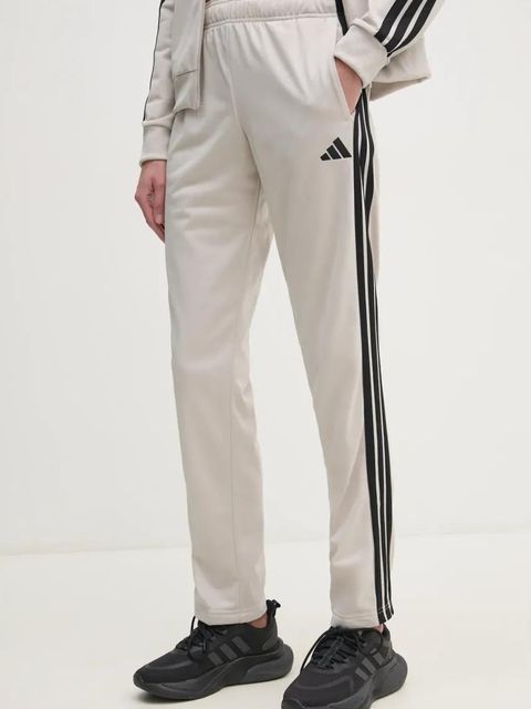 adidas dres 3-Stripes damski kolor beżowy JY1769