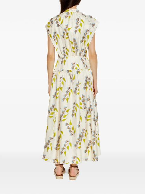 Ulla Johnson Lausanne floral midi dress - White