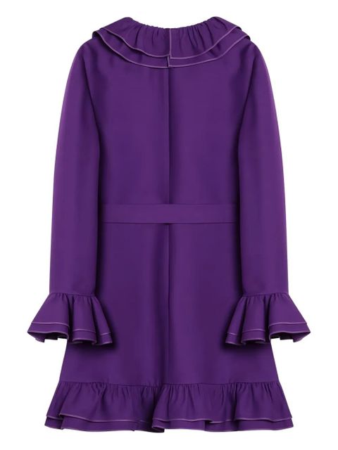 Valentino Garavani Crepe Couture mini dress - Purple