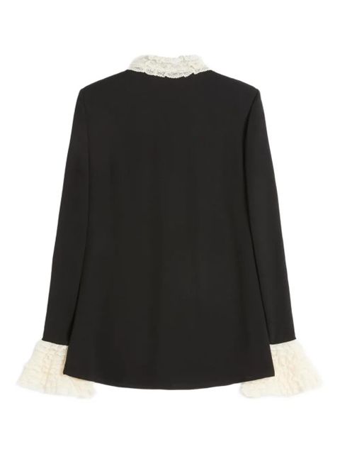 Valentino Garavani georgette shirt - Black