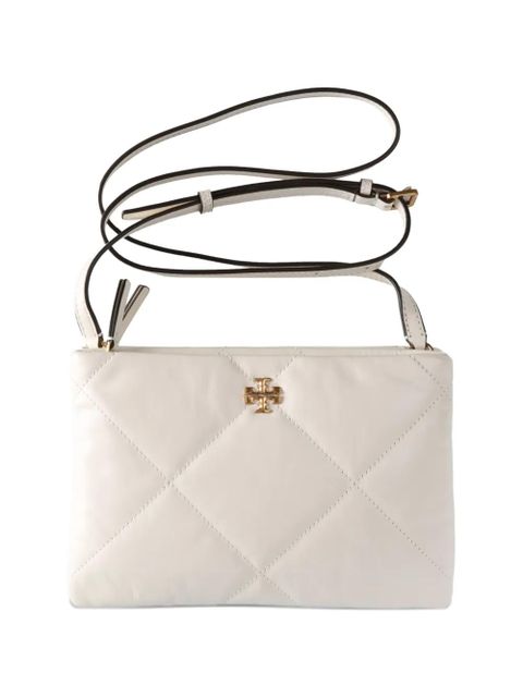 Tory Burch quilted logo cross body bag - White - zdjęcie produktu nr 1