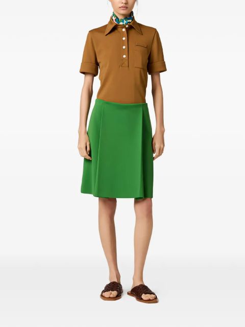 Miu Miu pocket short-sleeved polo shirt - Brown - zdjęcie produktu nr 2