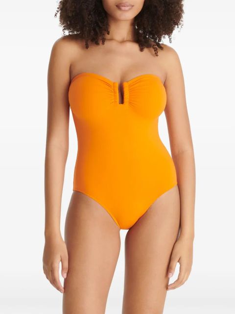 ERES Cassiopée strapless swimsuit - Orange