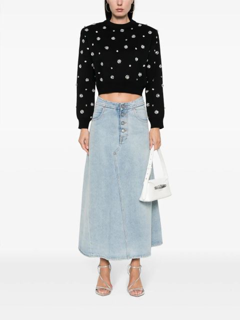 ROTATE BIRGER CHRISTENSEN sequin-embellished jumper - Black