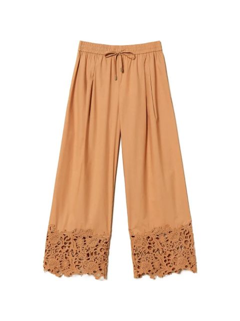 TWINSET elasticated-waistband trousers - Neutrals - zdjęcie produktu nr 1