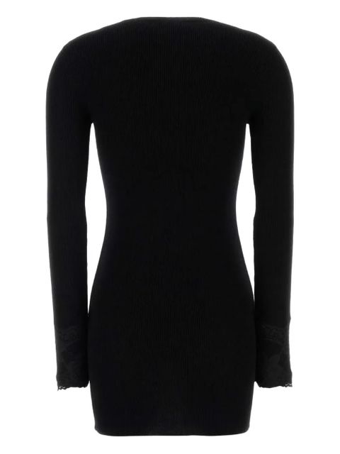 Valentino Garavani lace cashmere mini dress - Black - zdjęcie produktu nr 2