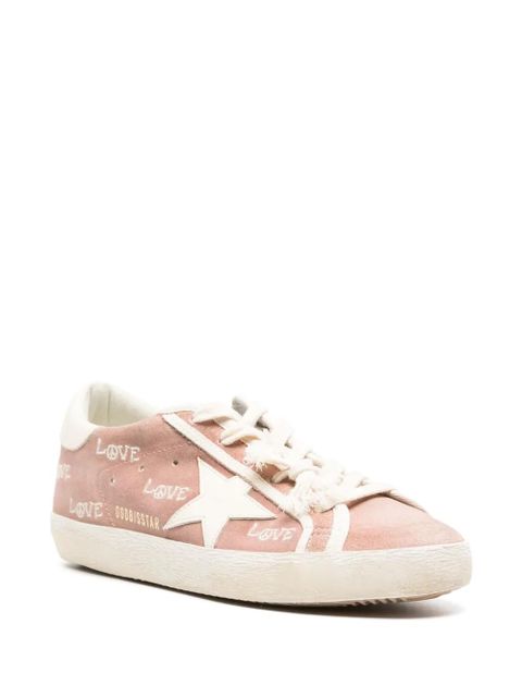 Golden Goose Super Star suede sneakers - Pink - zdjęcie produktu nr 2