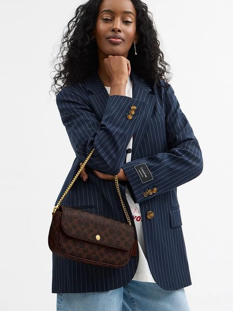 Coach torebka Brook kolor brązowy CAN91