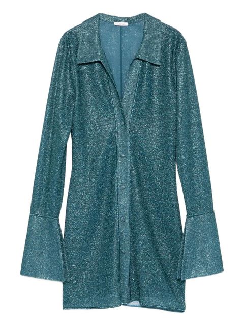 Oséree long-sleeve mini dress - Blue - zdjęcie produktu nr 1