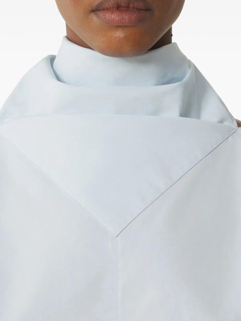 Lanvin tie-detail gathered blouse - Blue