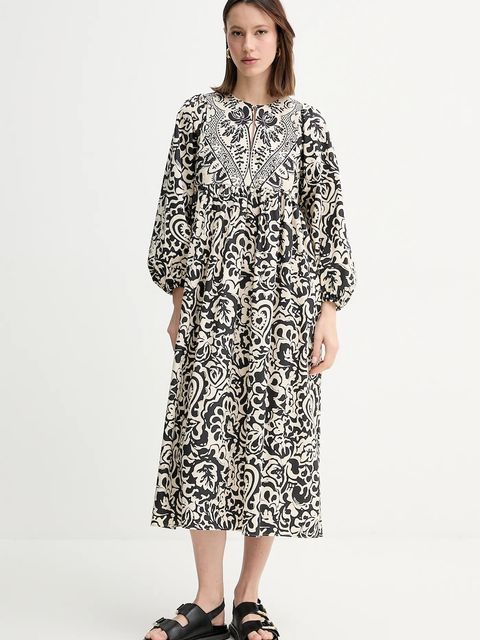 Weekend Max Mara sukienka bawełniana - zdjęcie produktu nr 1