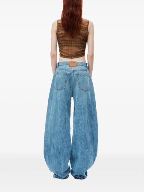 Alexander Wang low-rise wide-leg jeans - Blue