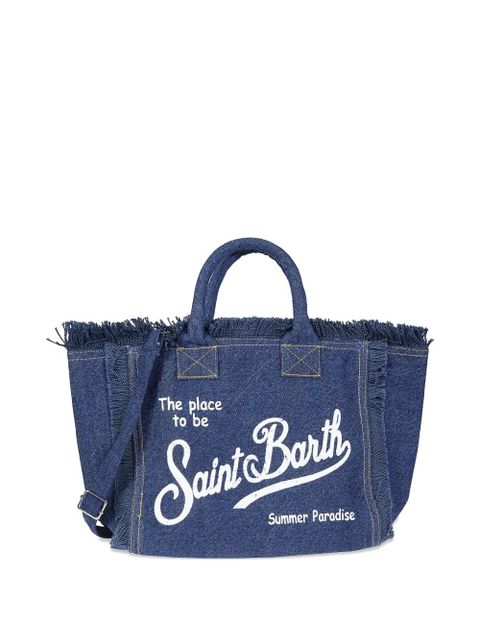 MC2 Saint Barth Colette frayed tote-bag - Blue - zdjęcie produktu nr 2