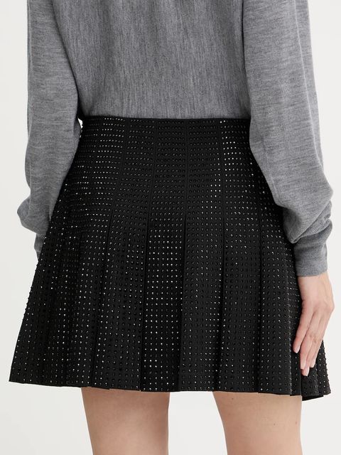 Pinko spódnica kolor czarny mini ołówkowa 105926 A287